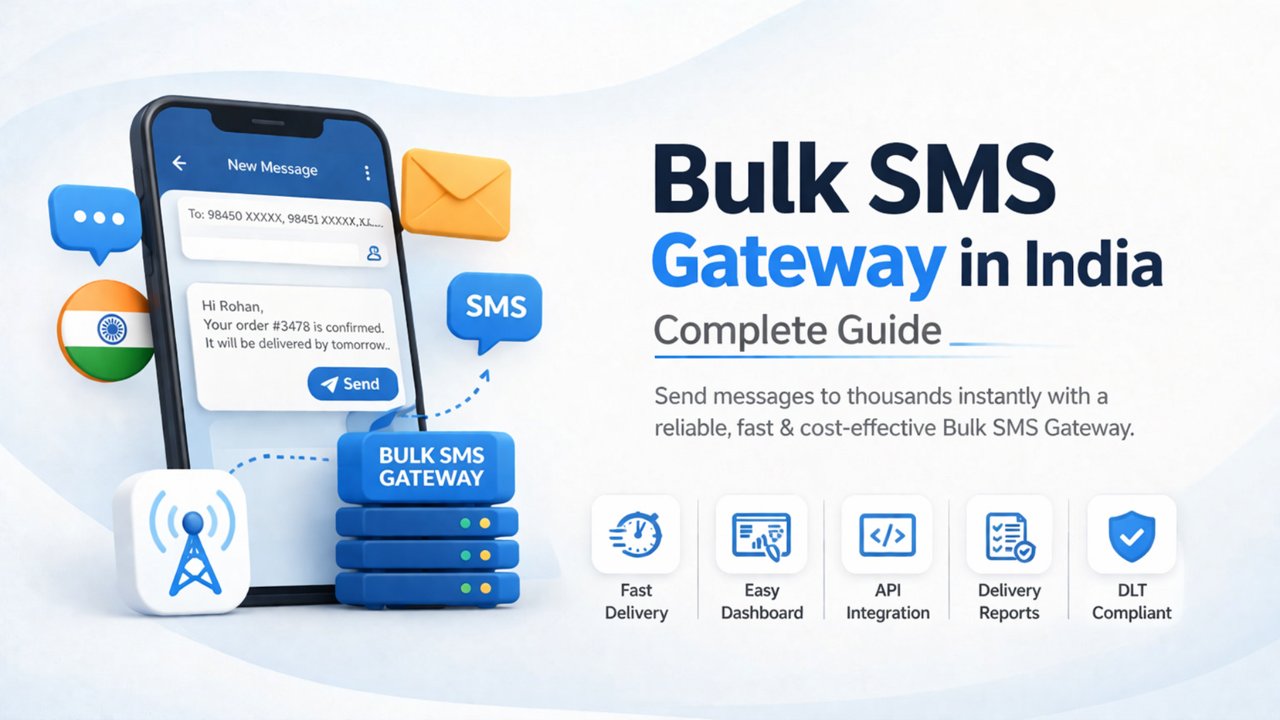 Bulk SMS Gateway in India: Complete Guide 2026