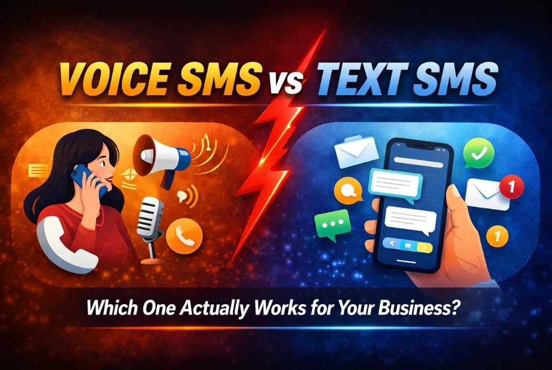 Voice SMS vs Text SMS: Which is Better for Business in India?