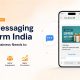 RCS Messaging Platform India 2026 featuring verified business messaging, rich media communication, branded customer engagement, and interactive RCS campaigns.